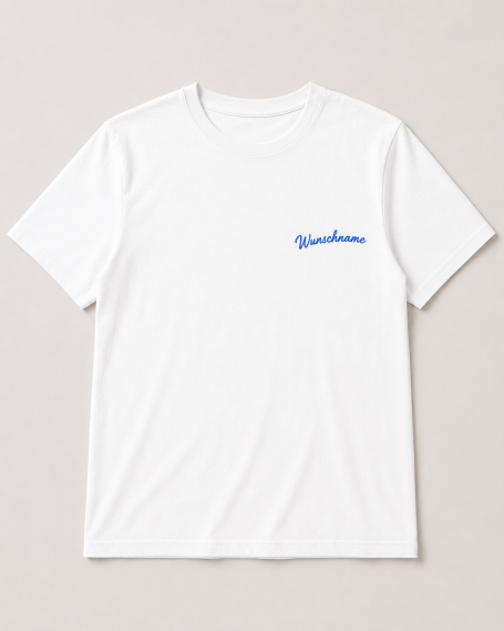 Weißes Happy Kids e.V. Shirt mit individuellem Wunschname